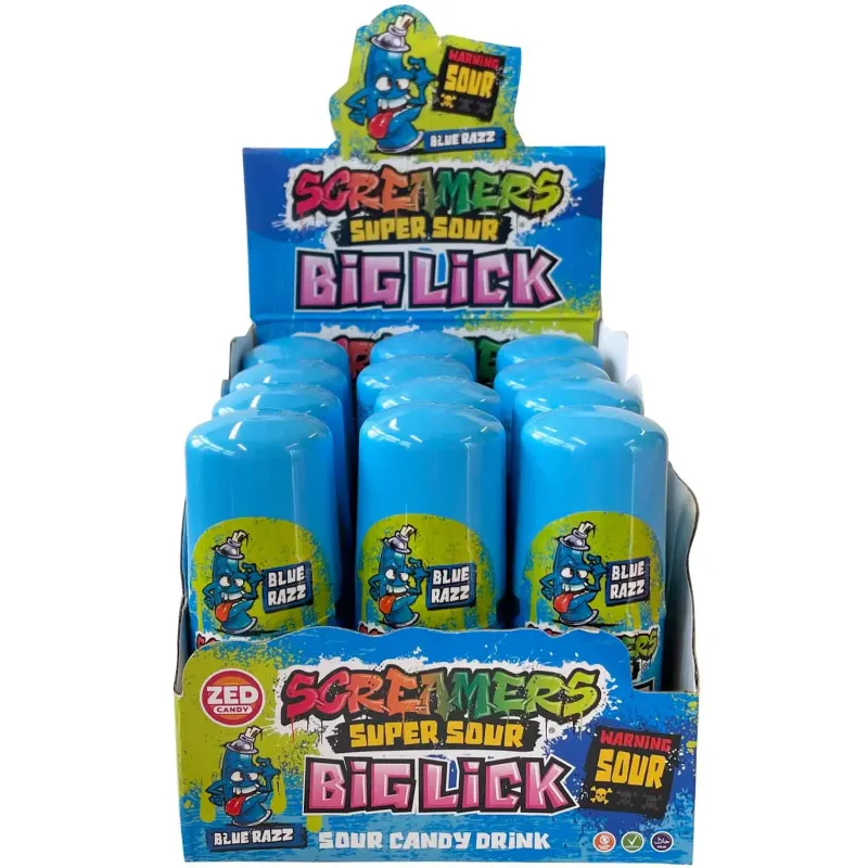 Screamers Big Lick Blue Razz Sour (60ml)