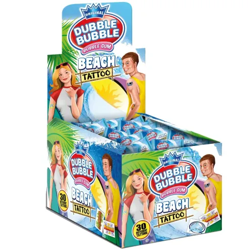 Dubble Bubble Tattoo Beach Gum (10gr)