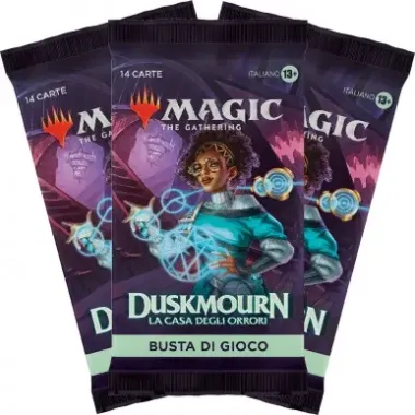 Magic the Gathering: "Duskmourn: La Casa degli Orrori" Box Buste di Gioco (Ed. Ita/36 buste)