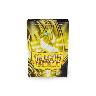 Dragon Shield Yellow Matte Sleeves (Japanese Size/60pz)