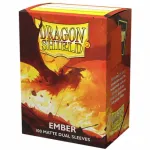 Dragon Shield. Ember Matte Dual Sleeves (100 Pz/ Standard Size