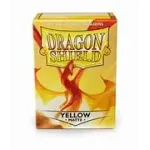 Dragon Shield Yellow Matte: 100 Standard Size Sleeves