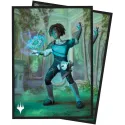 Ultra Pro Magic the Gathering: 100 Matte Deck Protector Sleeves Duskmourn (Zimone)