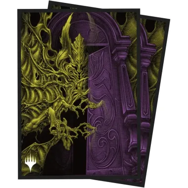 Ultra Pro Magic the Gathering: 100 Matte deck Protector Sleeves Duskmourn (Valgavoth)