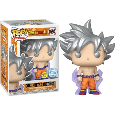 Funko Pop! DragonBall Super: Goku (Ultra Instinct)(1694)(Special Edition/Glows in the Dark)