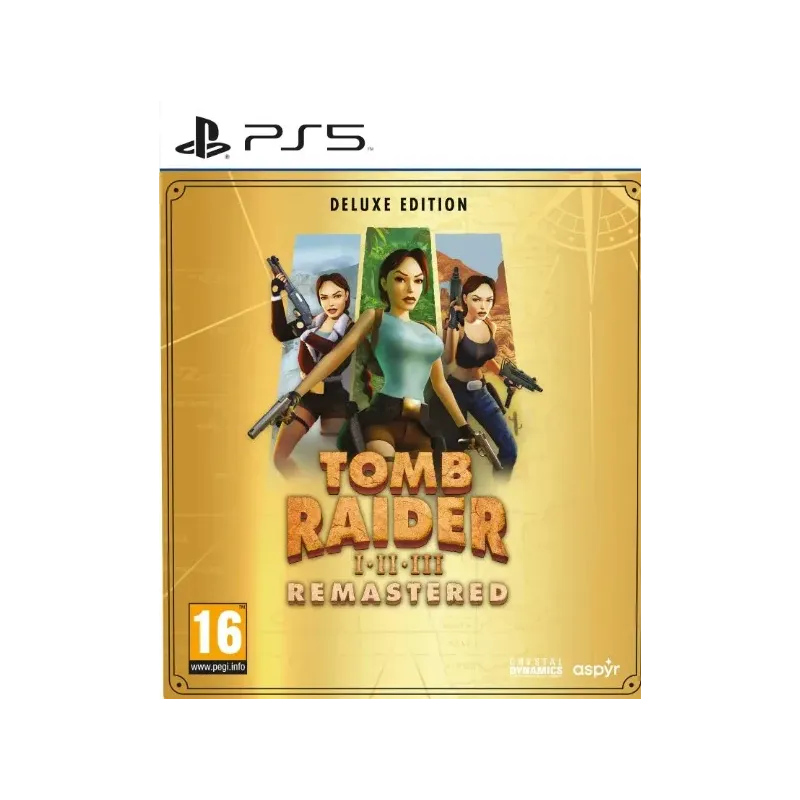 Tomb Raider I-II-III Remastered Starring Lara Croft Deluxe Ed. (PS5)