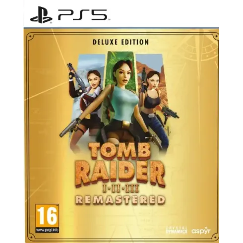 Tomb Raider I-II-III Remastered Starring Lara Croft Deluxe Ed. (PS5)