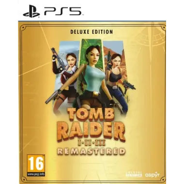 Tomb Raider I-II-III Remastered Starring Lara Croft Deluxe Ed. (PS5)