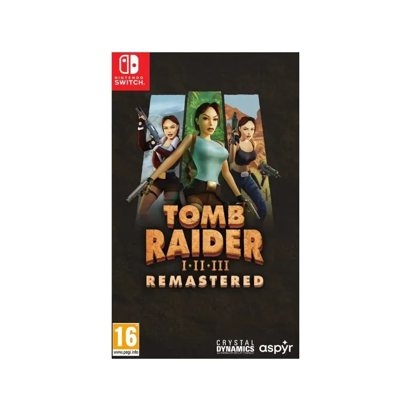 Tomb Raider I-II-III Remastered Starring Lara Croft (Switch)