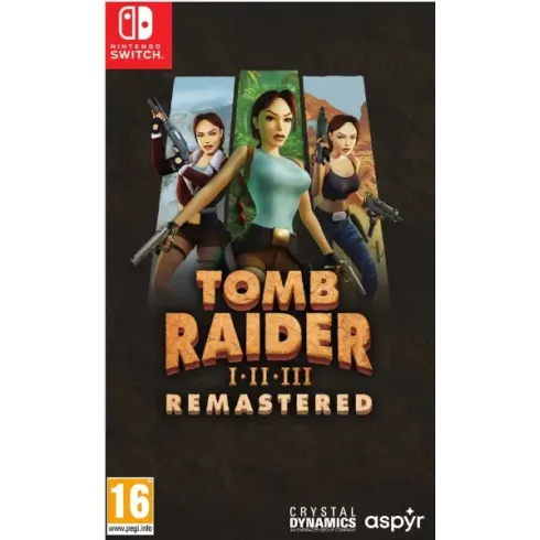 Tomb Raider I-II-III Remastered Starring Lara Croft (Switch)