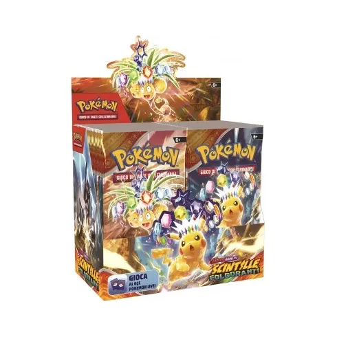 Pokémon Scarlatto e Violetto: "Scintille Folgoranti" Box 36 Buste (Ed. Ita)