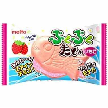 Meito Puku Puku Tai Air-in Strawberry (16.5 gr)