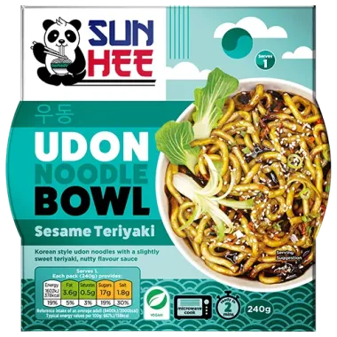 Sun Hee - Sesame & Teriyaki Udon Bowl 240g