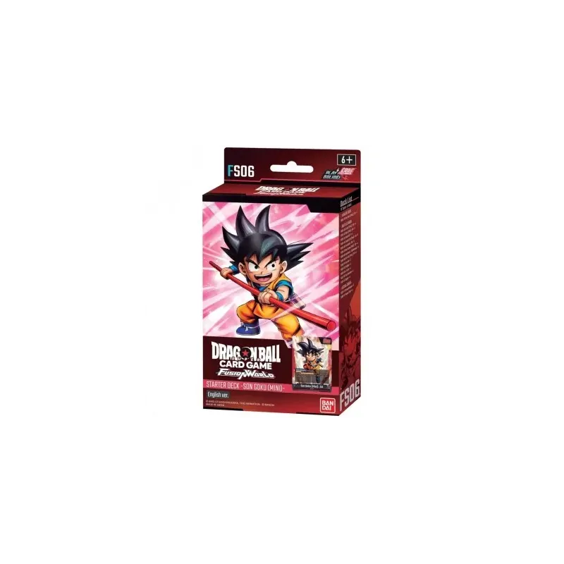 DragonBall Super Card Game Fusion World: Starter Deck Son Goku Mini (Ed. Ing/FS06)