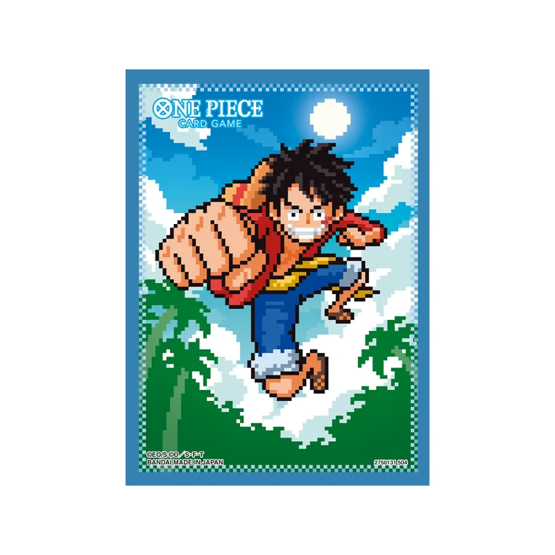 One Piece Official Card Sleeves Vol.8: Pixel Luffy (70 Pz)