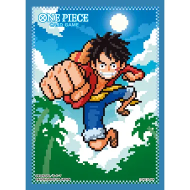 One Piece Official Card Sleeves Vol.8: Pixel Luffy (70 Pz)