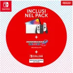 Nintendo Switch Oled + Mario Kart 8 Deluxe + 12 Mesi Nintendo Online