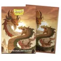 Dragon Shield 100 Matte Dual Art Sleeves: Wood Snake 2025 (Standard)