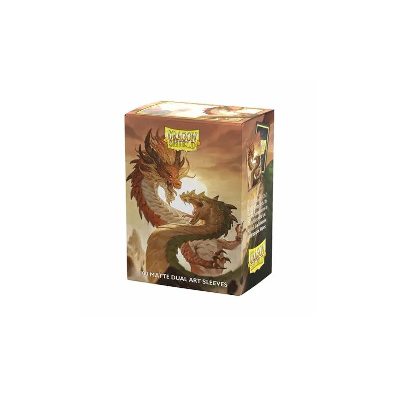 Dragon Shield 100 Matte Dual Art Sleeves: Wood Snake 2025 (Standard)