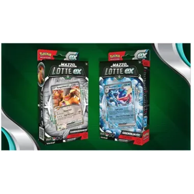 Pokémon Scarlatto e Violetto Mazzi Lotte EX: Greninja EX/Kangaskhan EX (Ed. Ita)