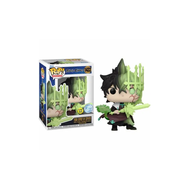 Funko Pop! Black Clover: Yuno (Spirit of Zephyr)(1422)(Special Edition/Glows in the Dark)