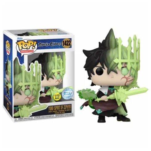 Funko Pop! Black Clover: Yuno (Spirit of Zephyr)(1422)(Special Edition/Glows in the Dark)