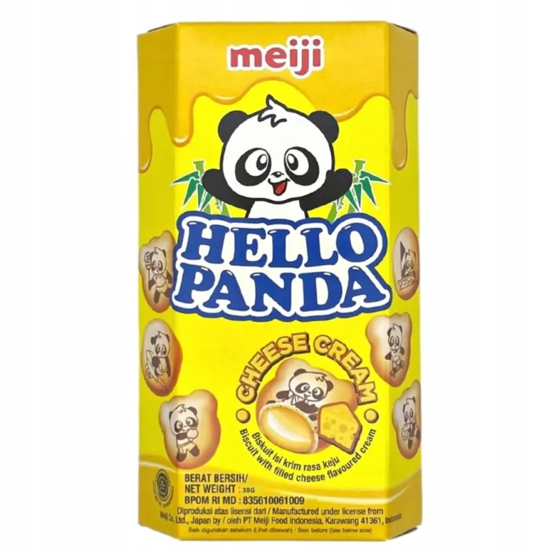 Meiji Hello Panda Cheese Cream Cookies (38gr)