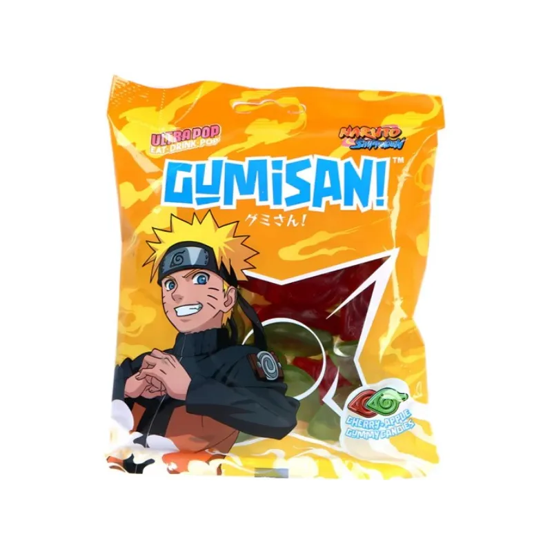 Ultra Pop Gumisan Naruto: Gummy Candy Cherry + Apple (180gr)