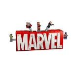 Lego Super Heroes: Marvel Logo con Minifigures Marvel(76313)