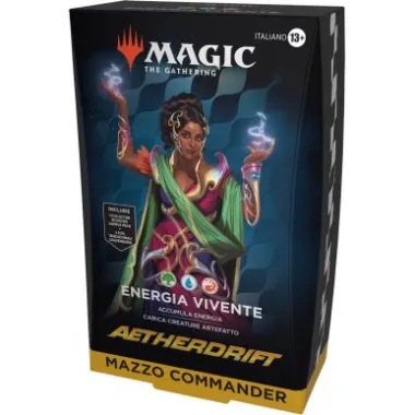 Magic: The Gathering Aetherdrift Mazzi Commander: Energia Vivente (Ed. Ita)