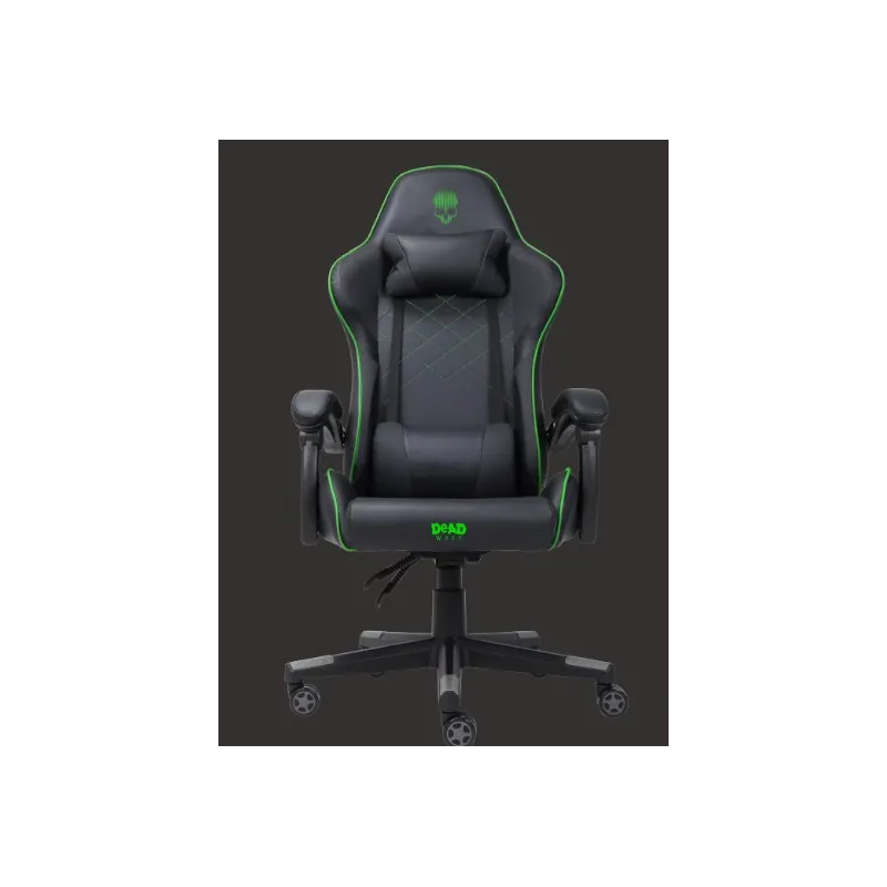 Dead Wave Skull: Gaming Chair Black/Green