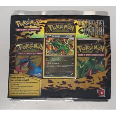 Pokémon: Tesoro dei Draghi Blister 3 Buste + Carta Promo (Rayquaza / Ed. Ita)