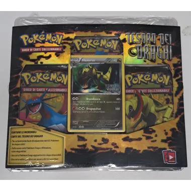 Pokémon: Tesoro dei Draghi Blister 3 Buste + Carta Promo (Haxorus / Ed. Ita)