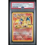 2021 Pokémon Celebrations: 4 Charizard-Holo (CLSC.COLL-BASE SET-ITA.) PSA GEM MT10