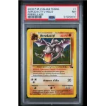 2000 Pokémon Italian Fossil: 1 Aerodactyl-Holo (PRERELEASE) PSA NM 7