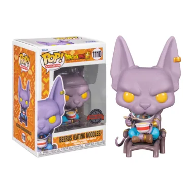 Funko Pop! DragonBall Super: Beerus Eating Noodles (1110)(Special Edition)