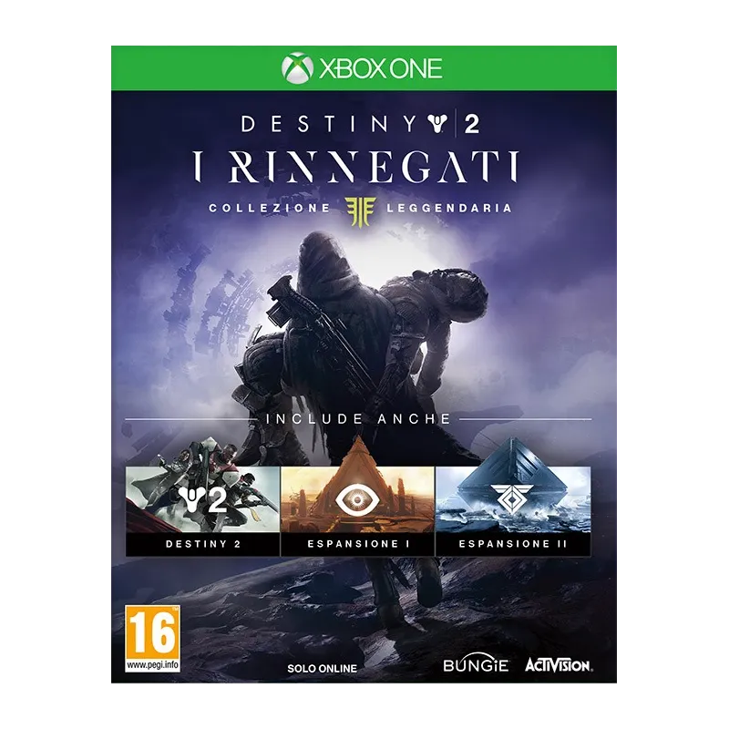 Cover Frontale Destiny 2: I Rinnegati Collezione Leggendaria Xbox Xbox One