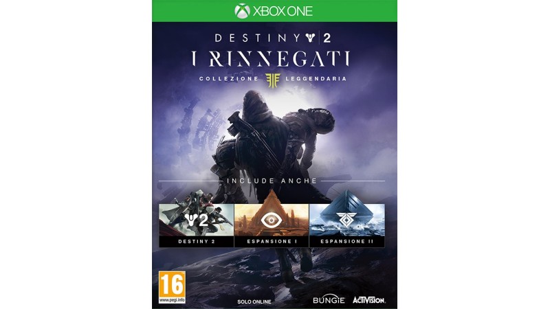 Cover Frontale Destiny 2: I Rinnegati Collezione Leggendaria Xbox Xbox One