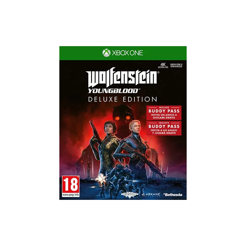 Cover Frontale Wolfenstein: Youngblood Deluxe Edition Xbox Xbox One