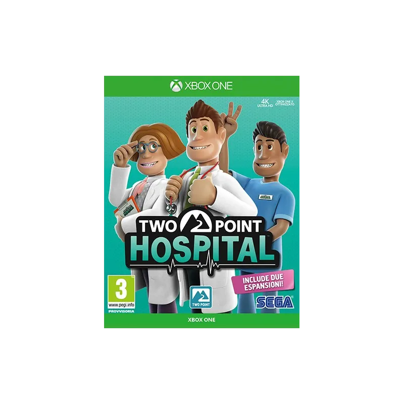 Cover Frontale Two Point Hospital Xbox Xbox One