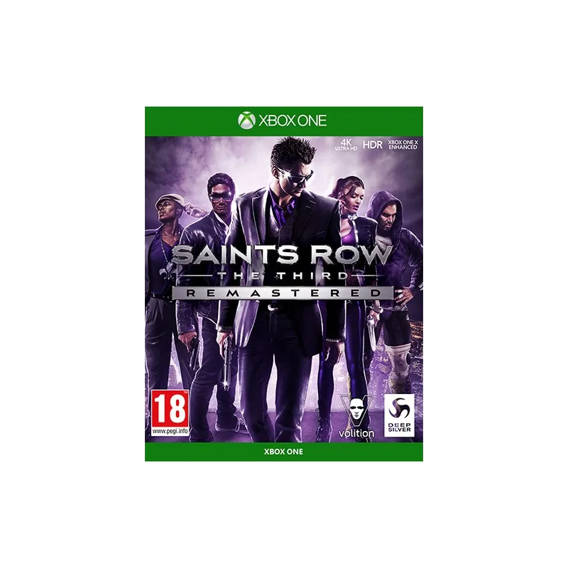 Cover Frontale Saints Row The Third Remastered Xbox Xbox One