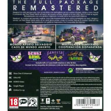 Cover Frontale Saints Row The Third Remastered Xbox Xbox One