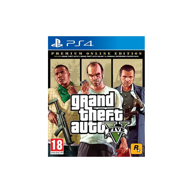 Cover Frontale Grand Theft Auto V PlayStation PS4