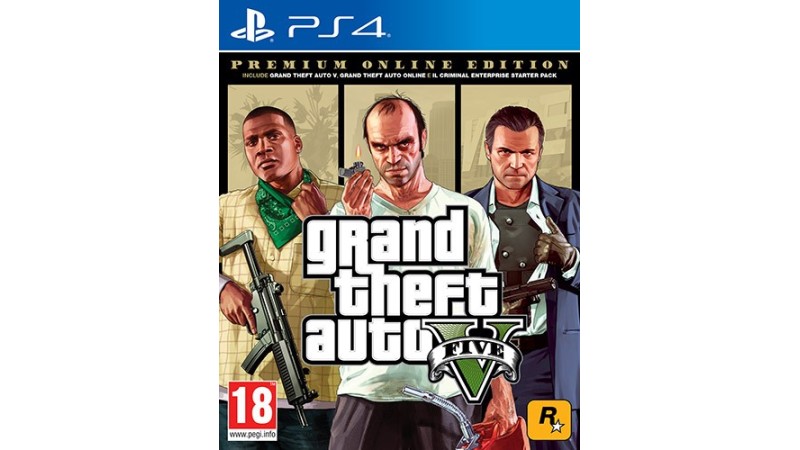 Cover Frontale Grand Theft Auto V PlayStation PS4