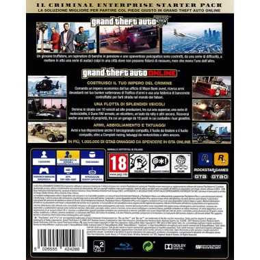 Cover Frontale Grand Theft Auto V PlayStation PS4