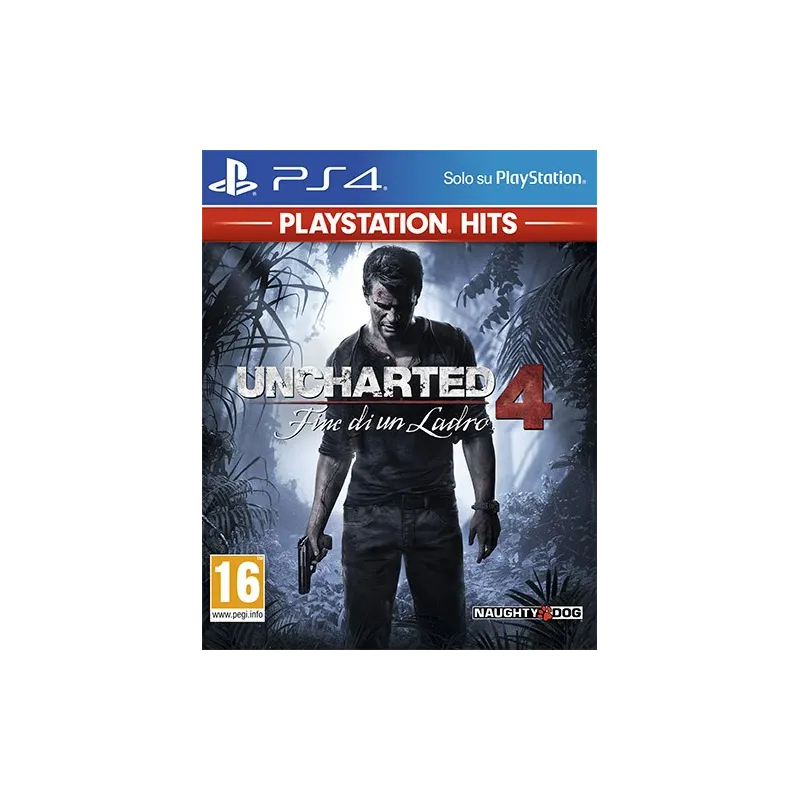 Cover Frontale Uncharted 4: Fine di un Ladro PlayStation PS4