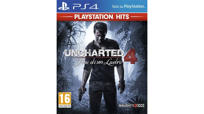 Cover Frontale Uncharted 4: Fine di un Ladro PlayStation PS4