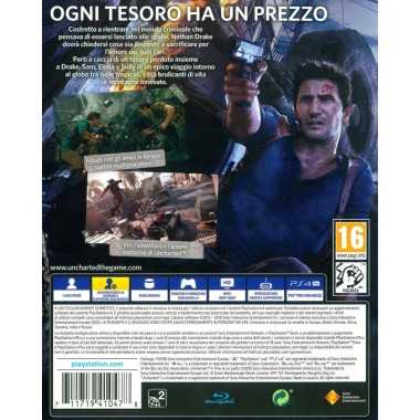 Cover Frontale Uncharted 4: Fine di un Ladro PlayStation PS4