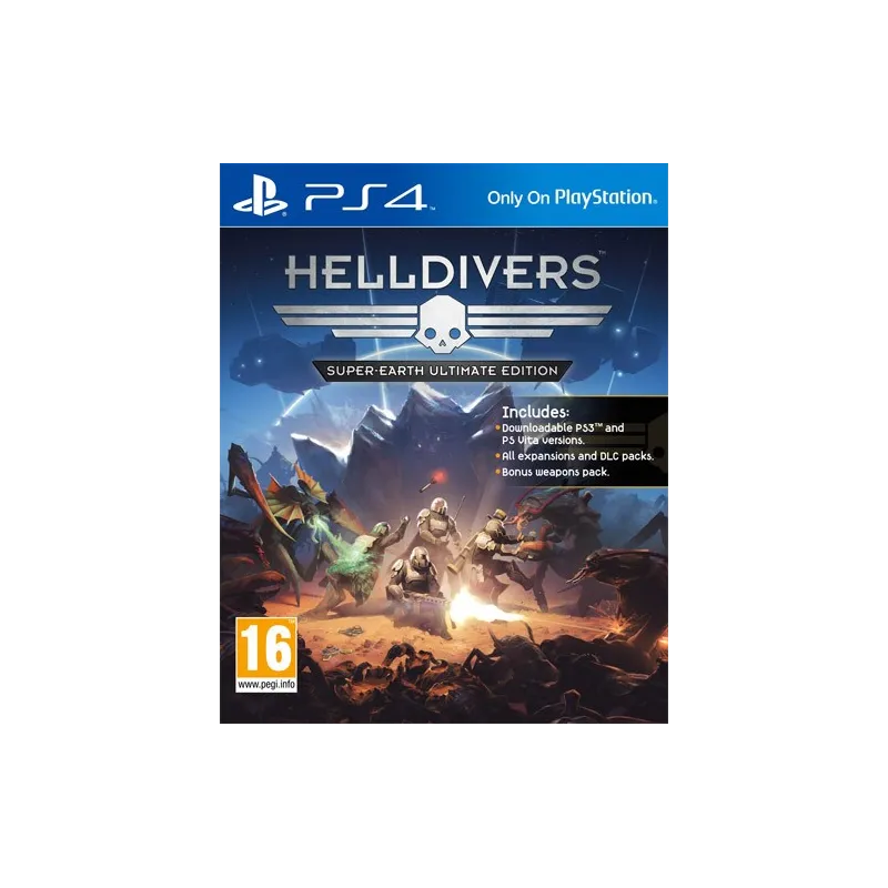 Cover Frontale Helldivers: Super-Earth Ultimate Ed. PlayStation PS4