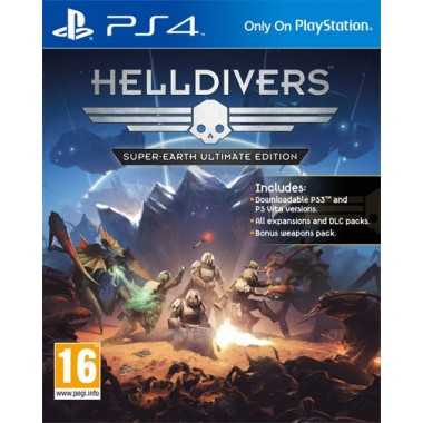 Cover Frontale Helldivers: Super-Earth Ultimate Ed. PlayStation PS4